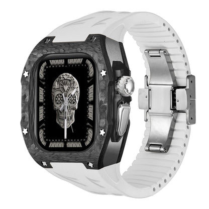 Durable Carbon Fiber Apple Watch Ultra Case Kit