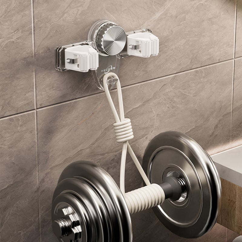 Space Saving Hanging Broom Holder