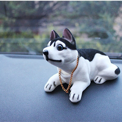 Fun Car Dog Bobble Head Decoration