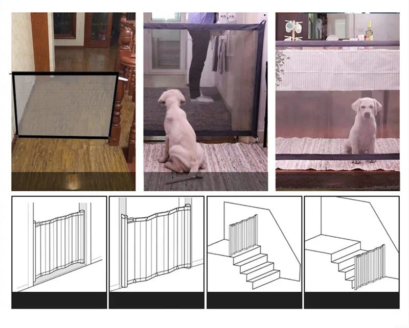 Secure Pet Baby Safety Gate Protector