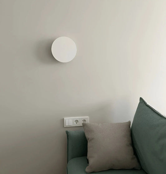 Contemporary Glass LED Wall Lamp with Dimmer - Luxicro