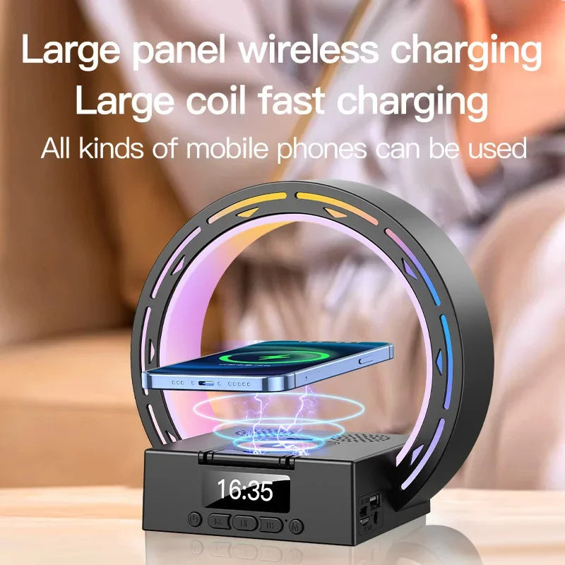 Wireless Bluetooth Speaker Table Lamp with Charger