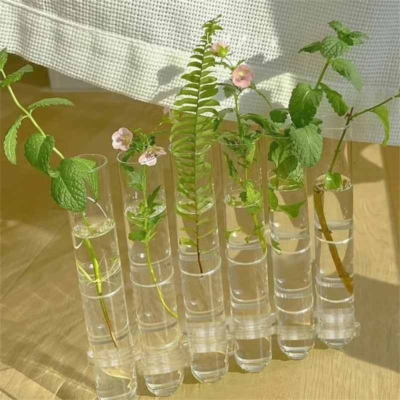 Beautiful Clear Flower Vase Set