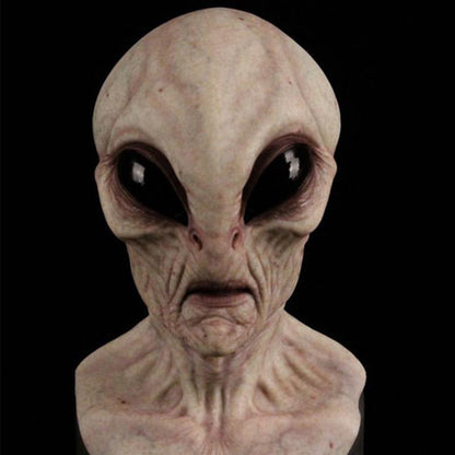Authentic Rubber Costume Mask for Halloween Disguise