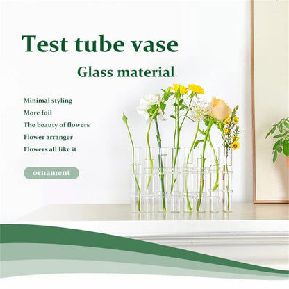 Decorative Glass Floral Vase Set