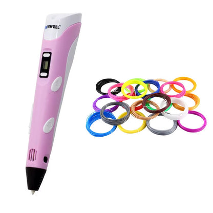 Fun 3D Printing Pen for Kids - 20 Colors Included