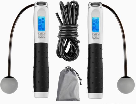 Wireless Fitness Jump Rope with Step Counter