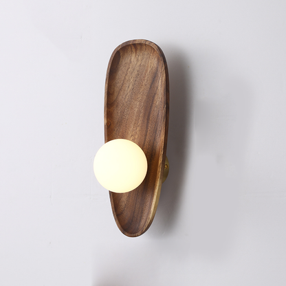 Rustic Wood Wall Light