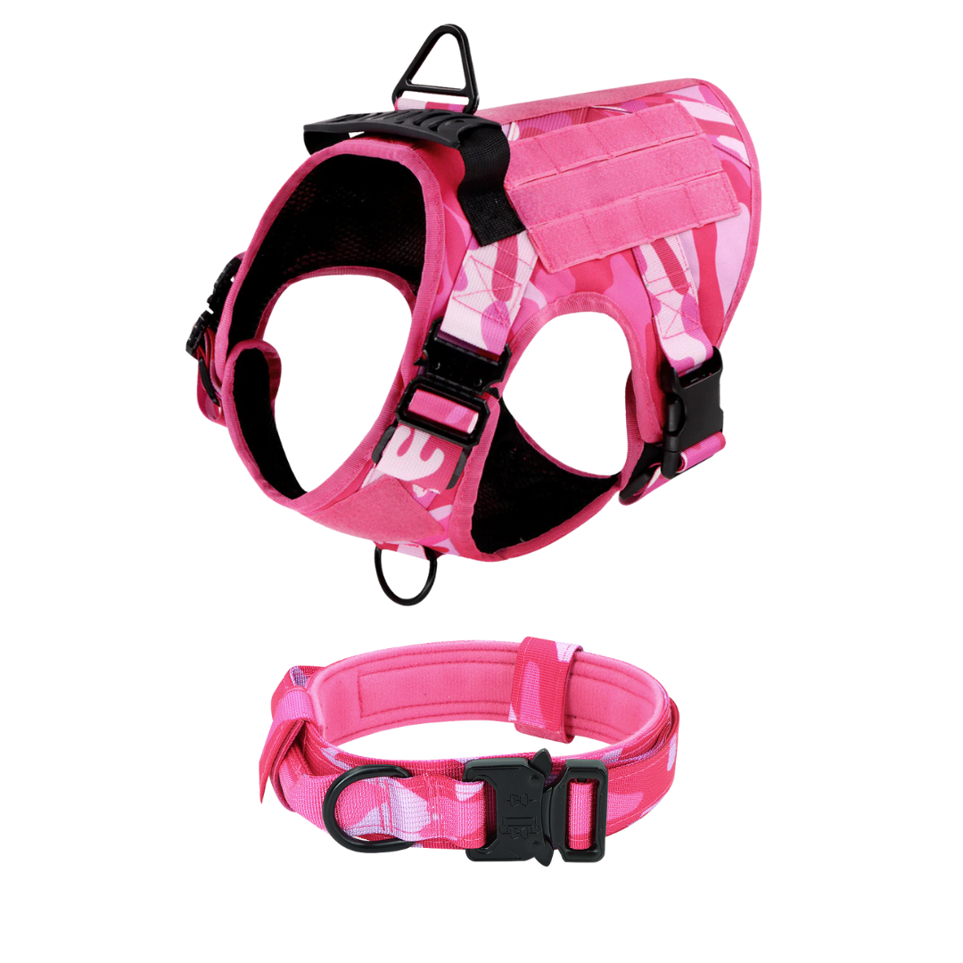 Durable Dog Vest Harness With Front Clip And Back Handle