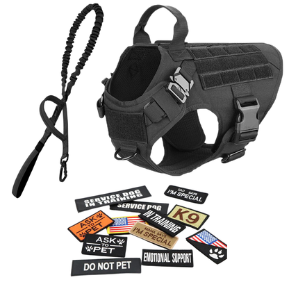 Durable Dog Vest Harness With Front Clip And Back Handle