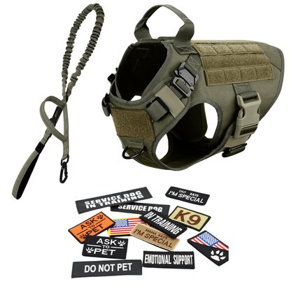Durable Dog Vest Harness With Front Clip And Back Handle