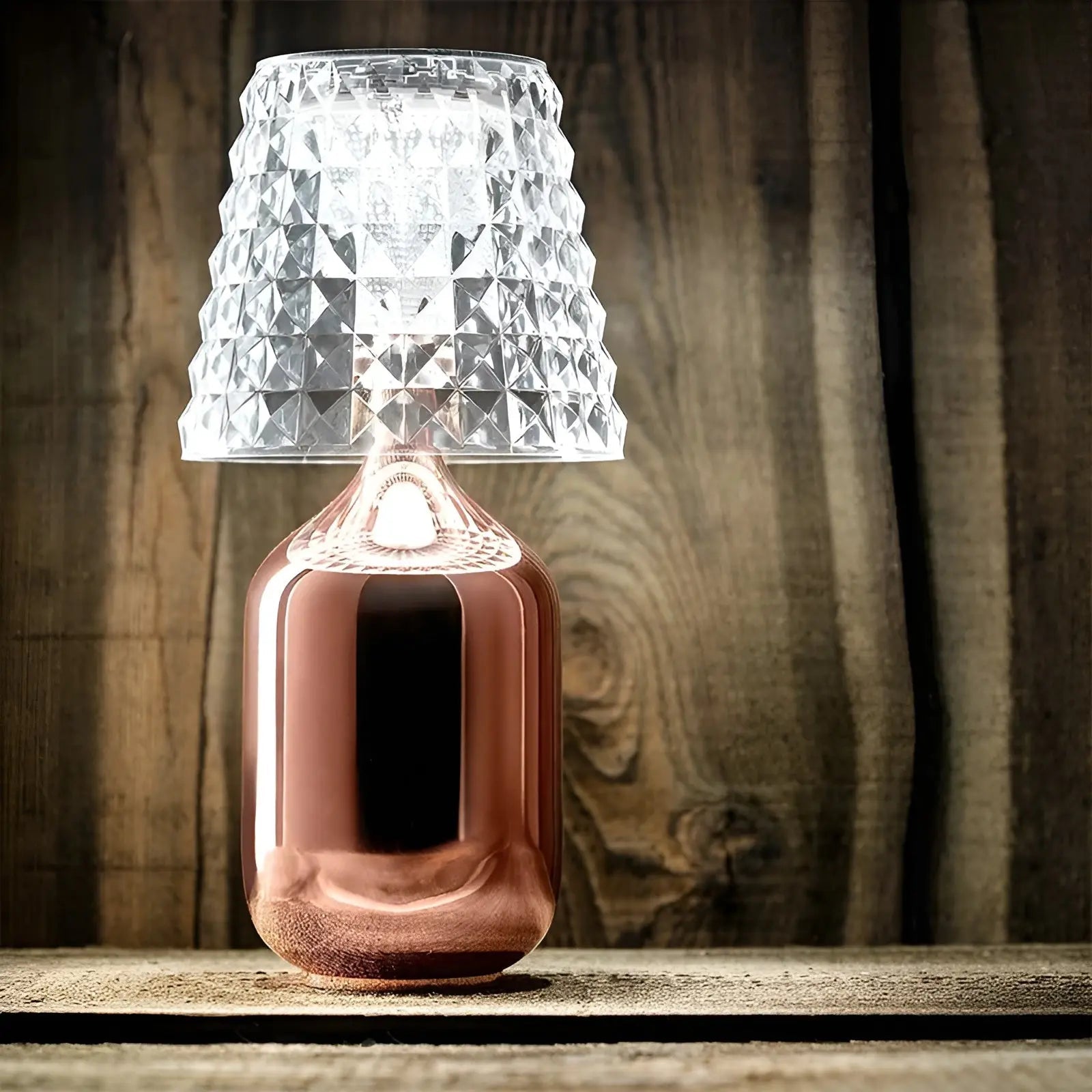 Sleek Cordless Compact Desk Lamp - Luxicro