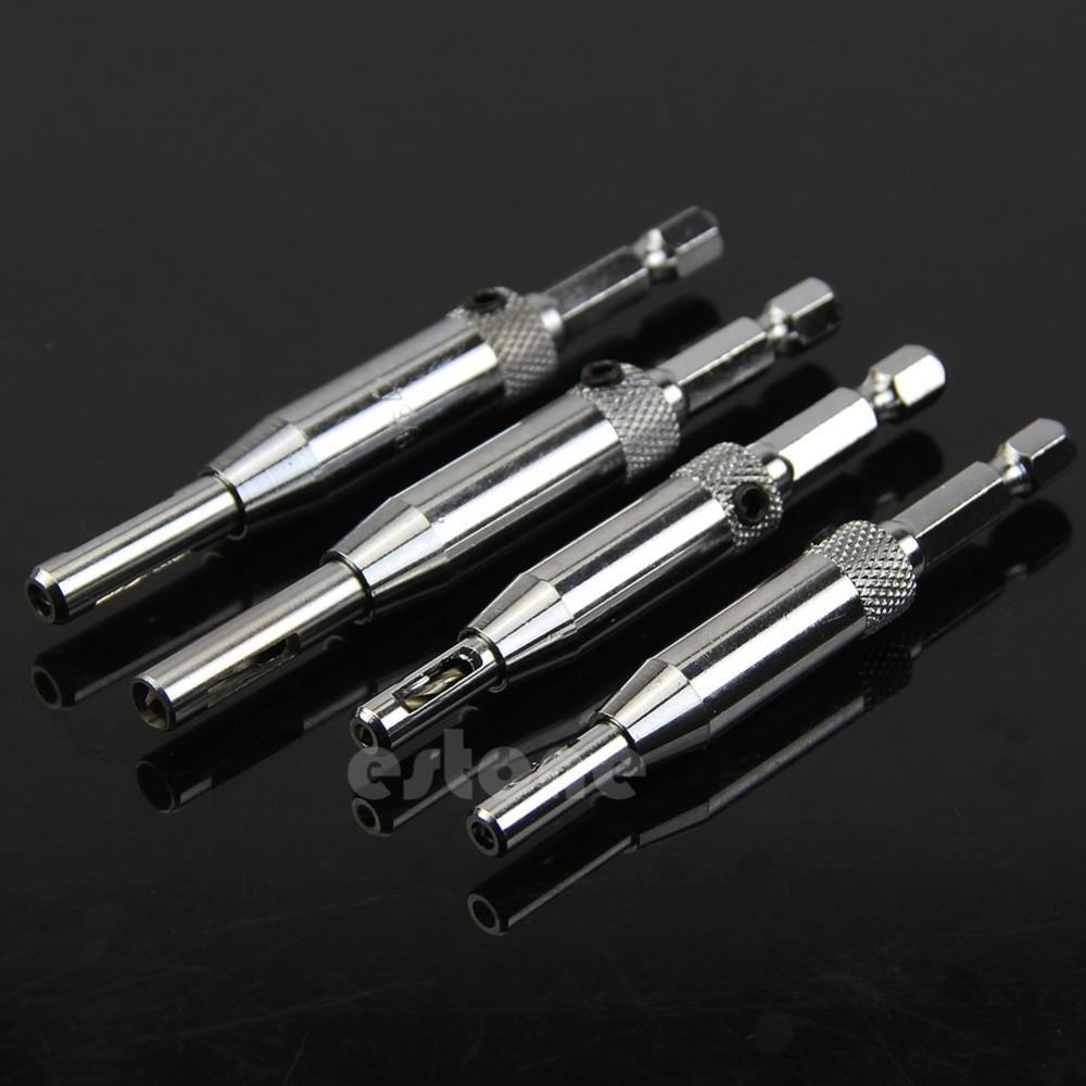 Accurate Self Centering Drill Bit Set for Hinges - Luxicro