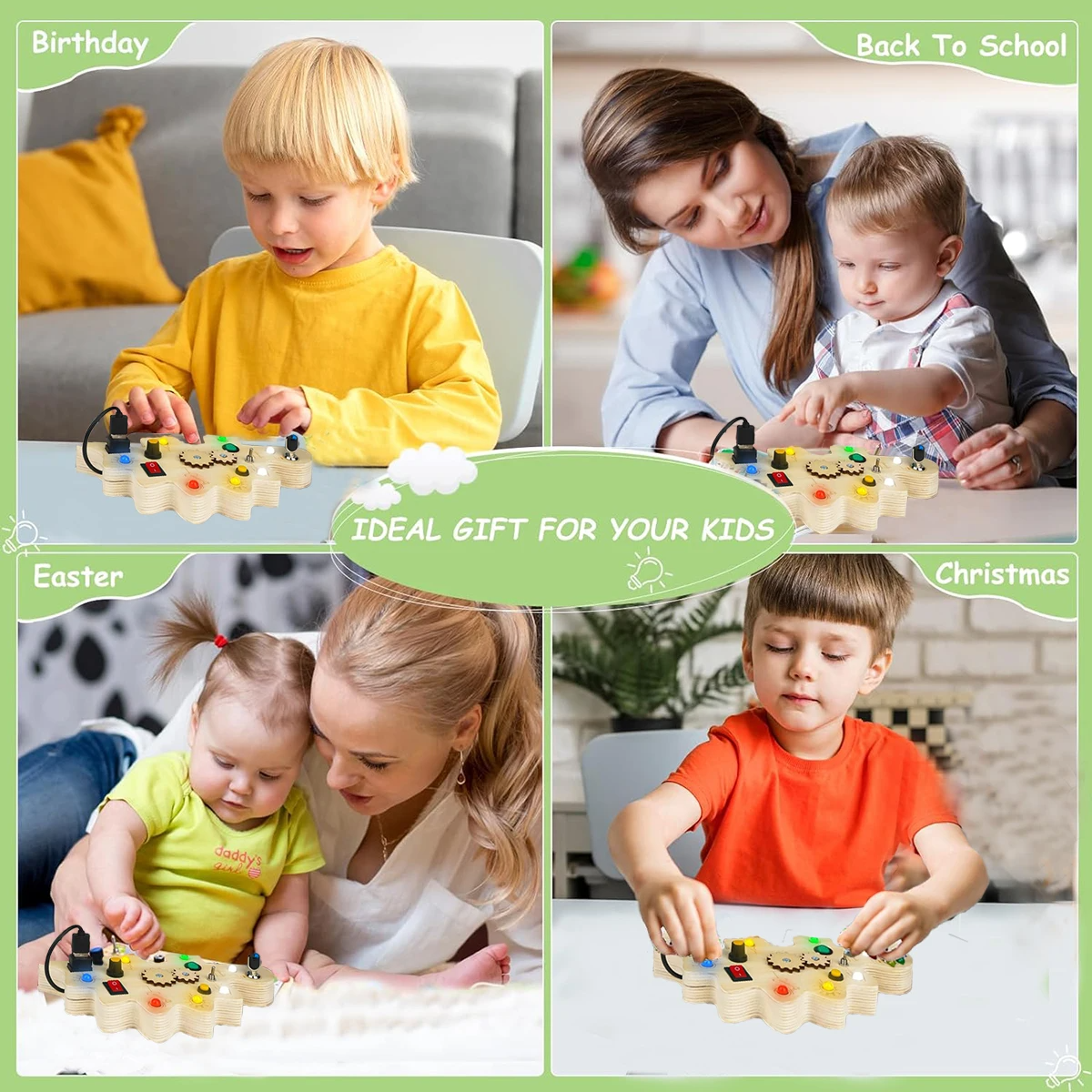 Fun Learning LED Toy Board for Kids