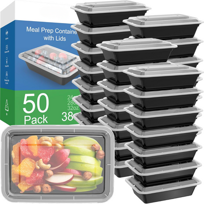 Sealable 50-Piece Kitchen Storage Container Set with Lids