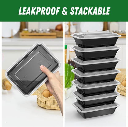 Sealable 50-Piece Kitchen Storage Container Set with Lids