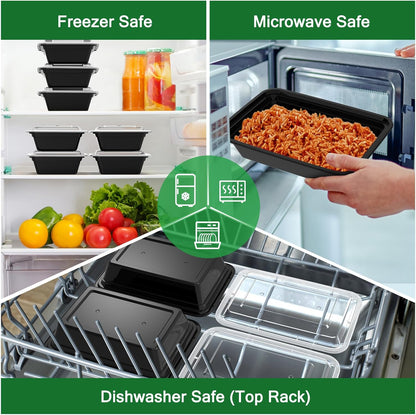 Sealable 50-Piece Kitchen Storage Container Set with Lids