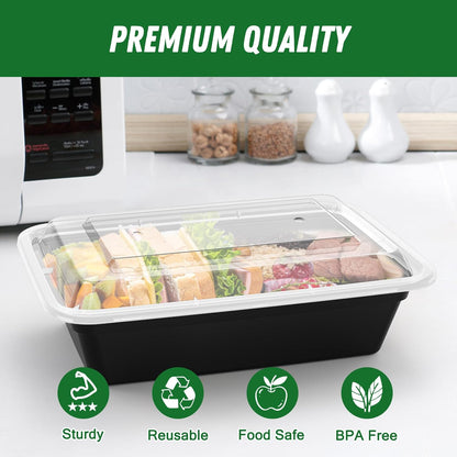 Sealable 50-Piece Kitchen Storage Container Set with Lids