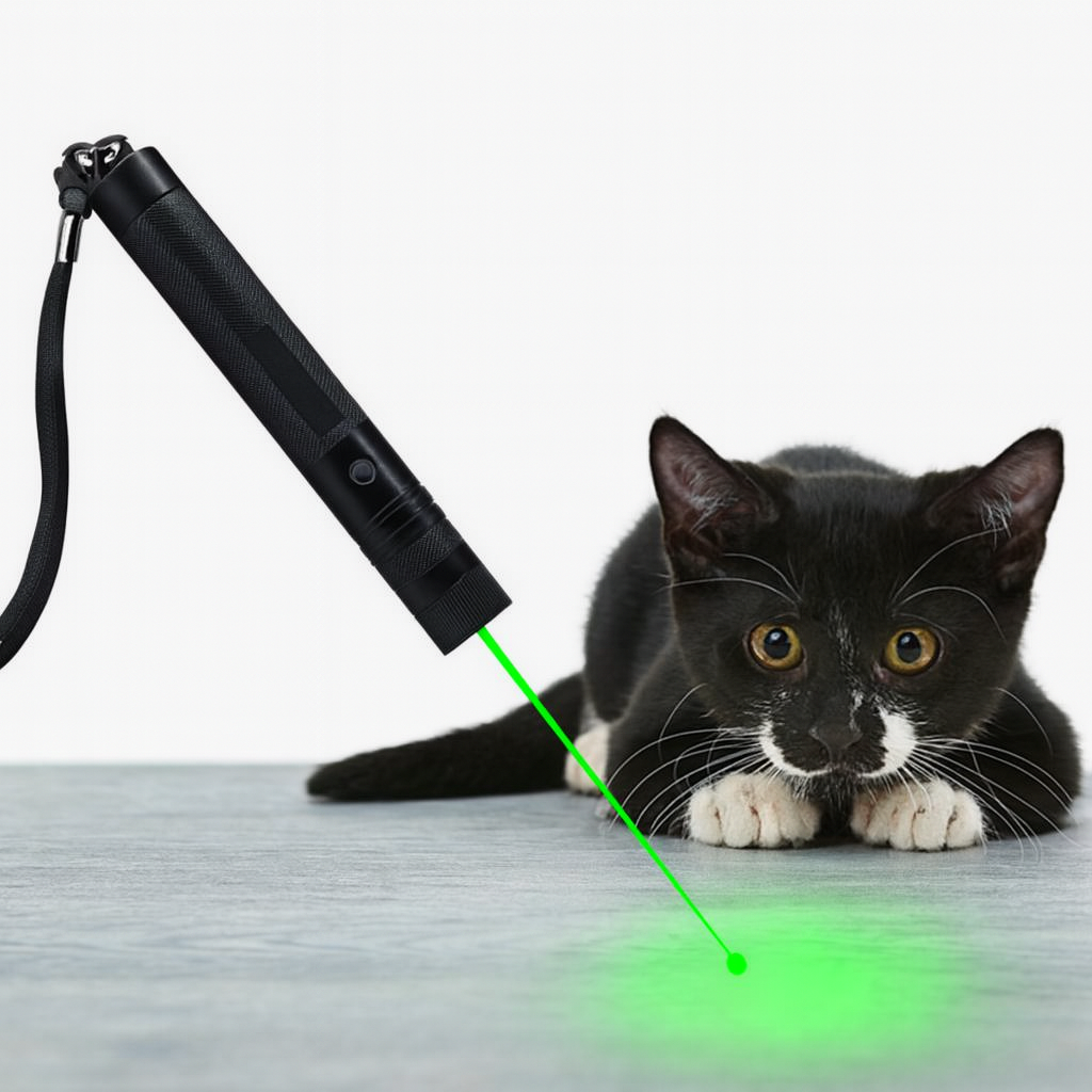 Compact Metal Laser Pointer Pen
