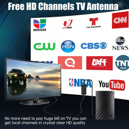 ClearView HD TV Antenna for Indoor 4K Reception