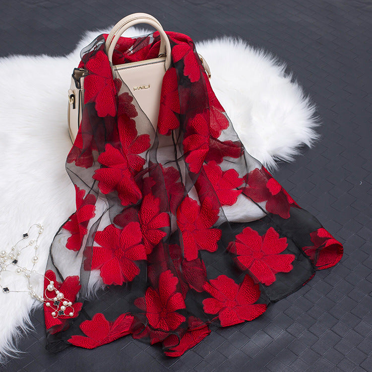 Beautiful Soft Floral Scarf