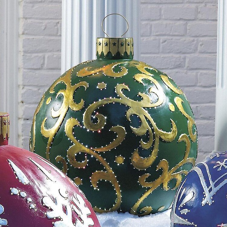 Vibrant Garden Christmas Ornament Balls