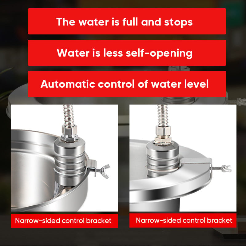 Space Saving Auto Float Ball Valve Stainless Steel