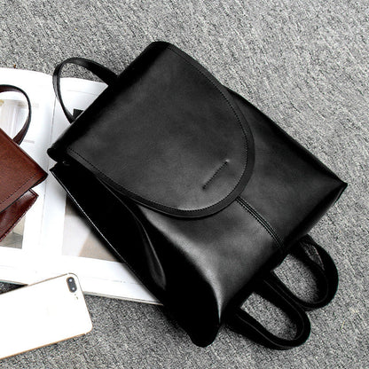Stylish Women's Genuine Leather Bagpack