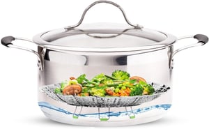 Portable Folding Food Steamer Basket