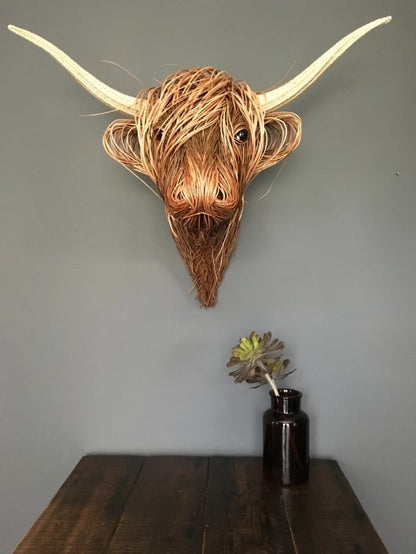 Farmhouse Cow Metal Wall Art