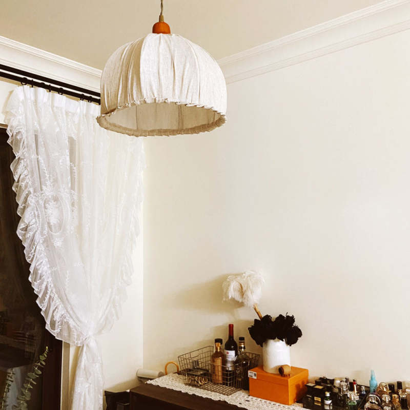 Natural Cotton Pendant Light