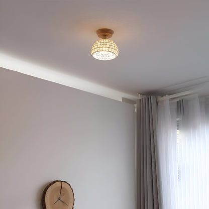 Simple Elegant White Ceiling Lamp