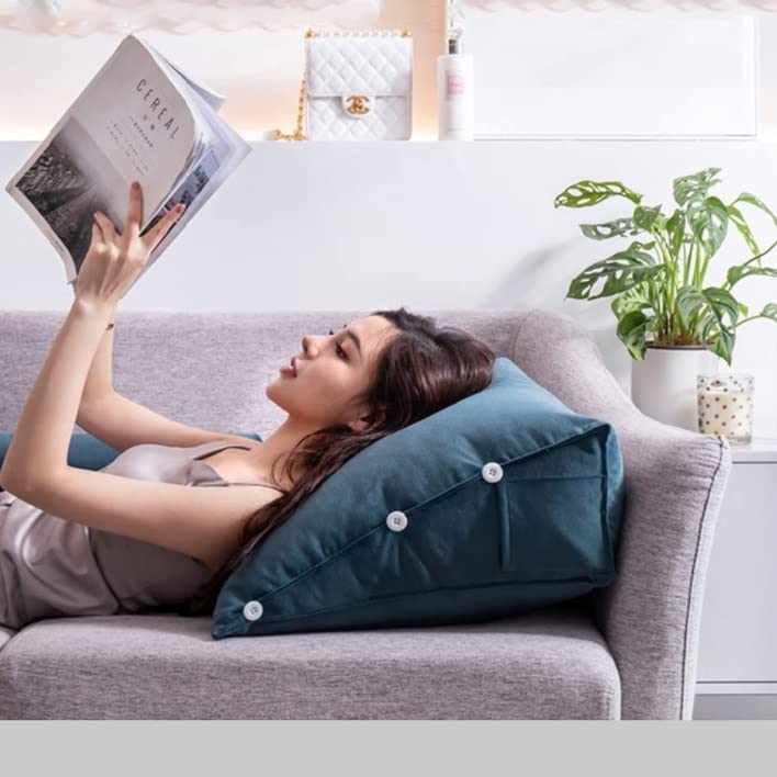 Contour Back Support Bed Pillow For Lower Back Relief - Luxicro