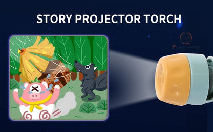 Bedtime Story Flashlight Projector Toy - Luxicro