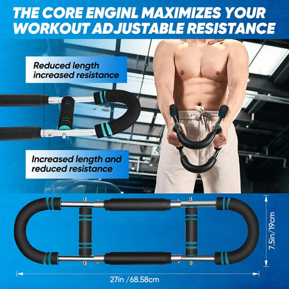 Compact Home Gym Strength Trainer Bar