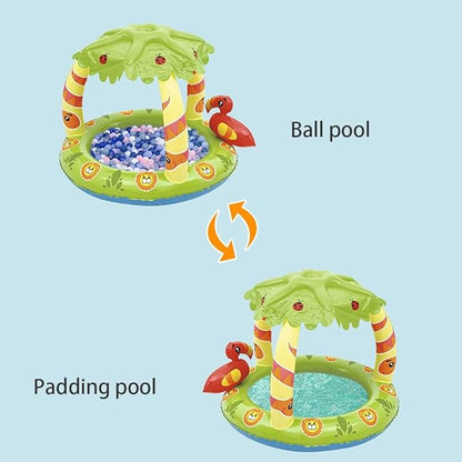 Fun Inflatable Pool with Sun Shelter