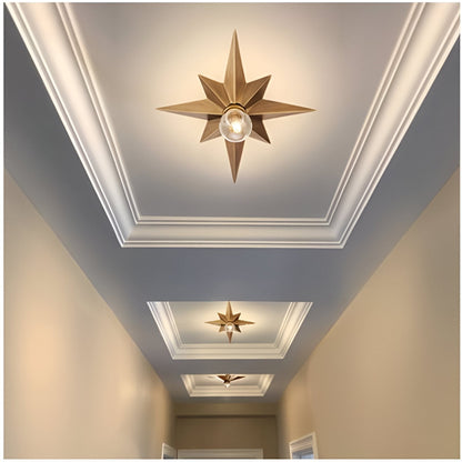 Elegant LED Starburst Ceiling Lamp