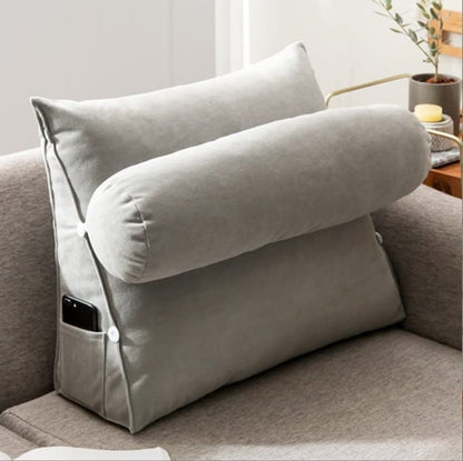 Contour Back Support Bed Pillow For Lower Back Relief