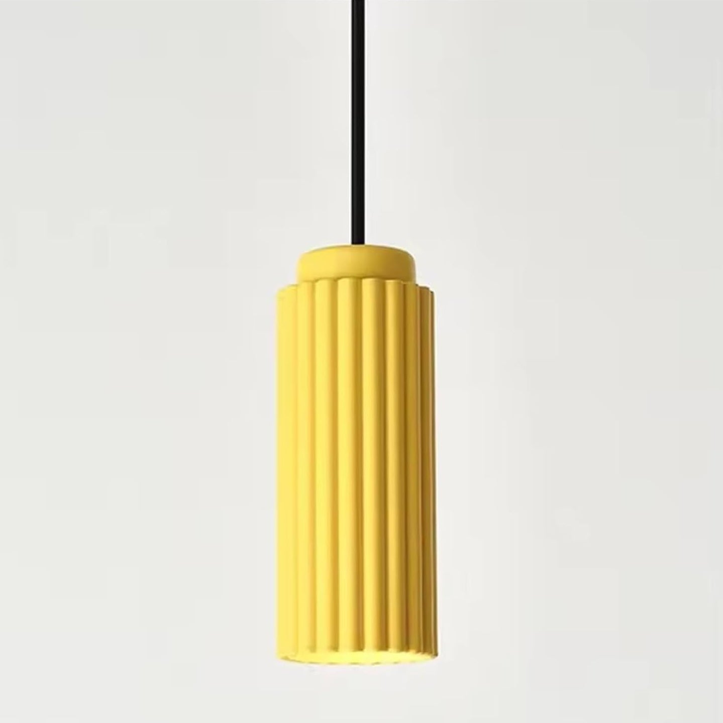 Sleek Glass LED Hanging Lamp
