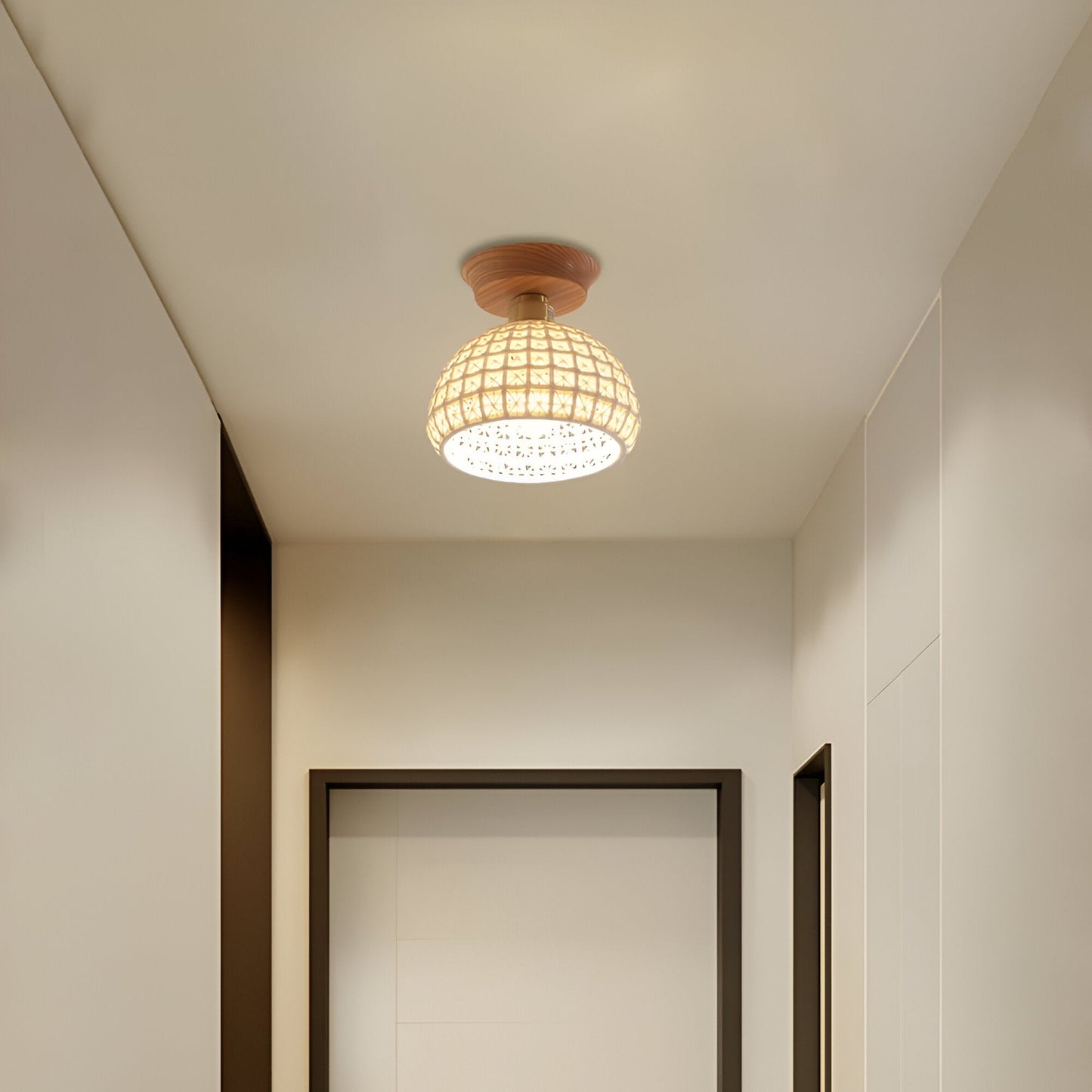 Simple Elegant White Ceiling Lamp