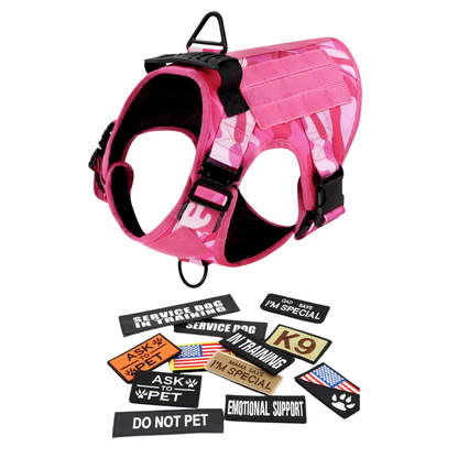 Durable Dog Vest Harness With Front Clip And Back Handle