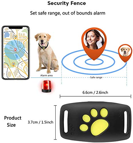 Real Time Pet Location Tracker Collar with Alerts