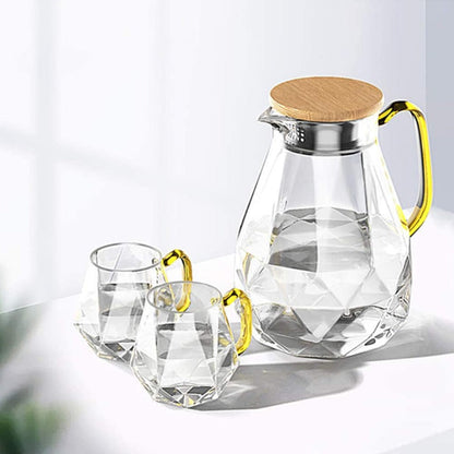 Decorative Glass Tea Infuser Teapot Set - Luxicro