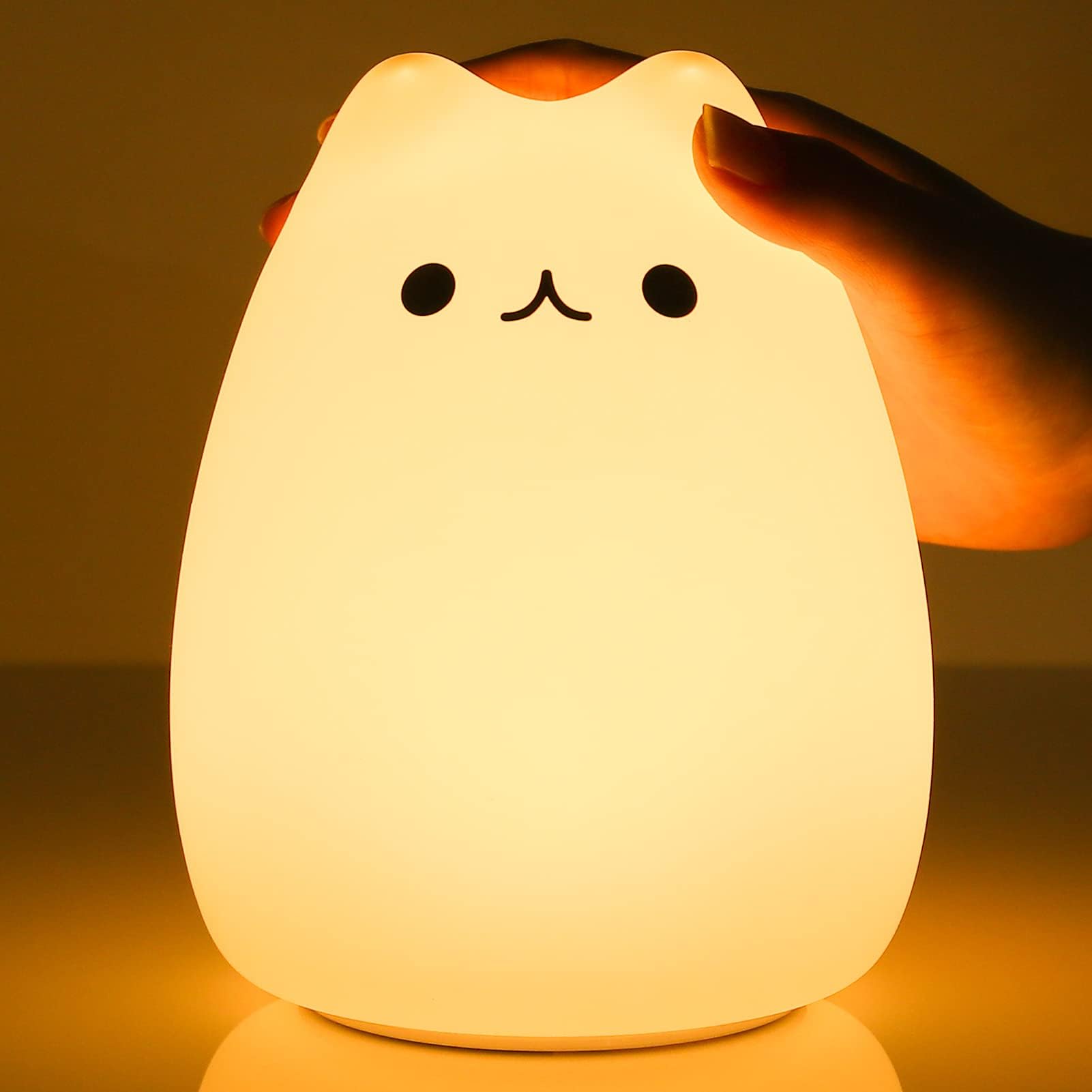 Adorable Children's Sleepy Kitty Lamp - Luxicro
