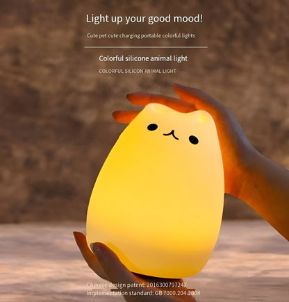 Cute Kids Nightlight Dream Cat