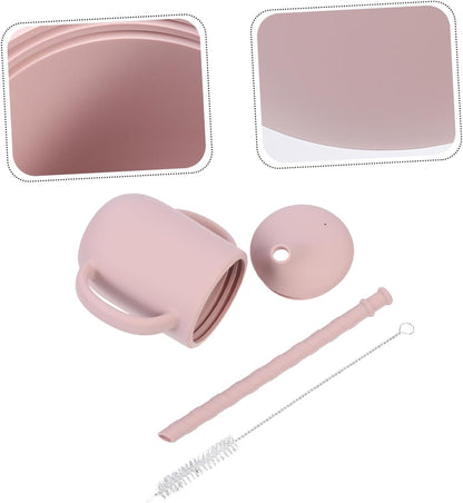 Spill Proof Baby Sippy Cup with Handles and Straw