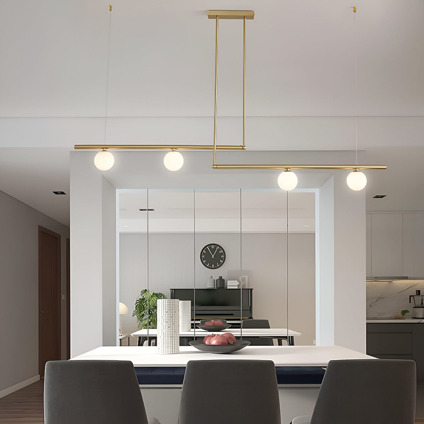 Stylish Clear Hanging Lamp