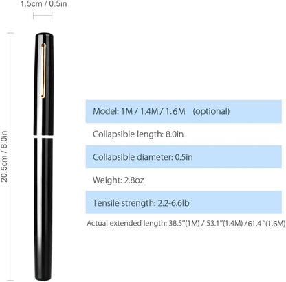 Compact Collapsible Fishing Rod Kit