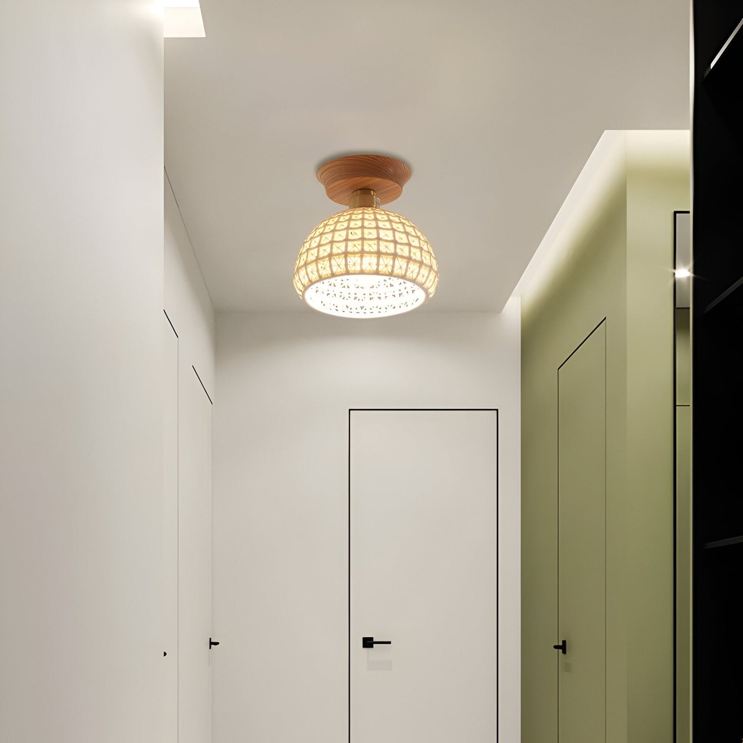 Simple Elegant White Ceiling Lamp