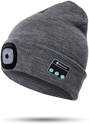 Warm LED Beanie with Bluetooth Headphones